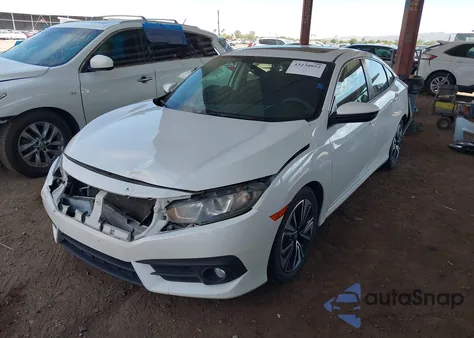 2017 Honda Civic Ex-T из США, поврежденный, VIN 2HGFC1F36HH642336